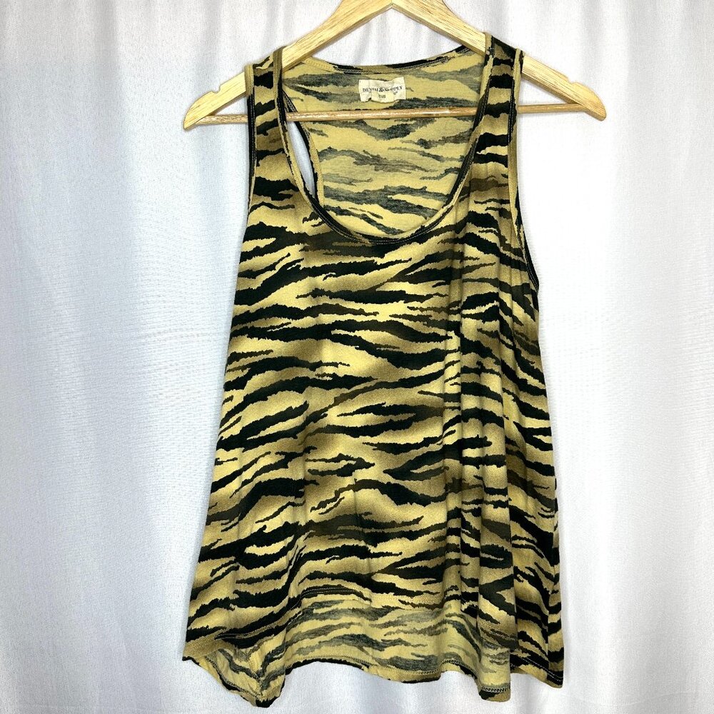 Ralph Lauren Denim &‎ Supply Y2K Animal Print Hi-Low Racerback Tank top, Large